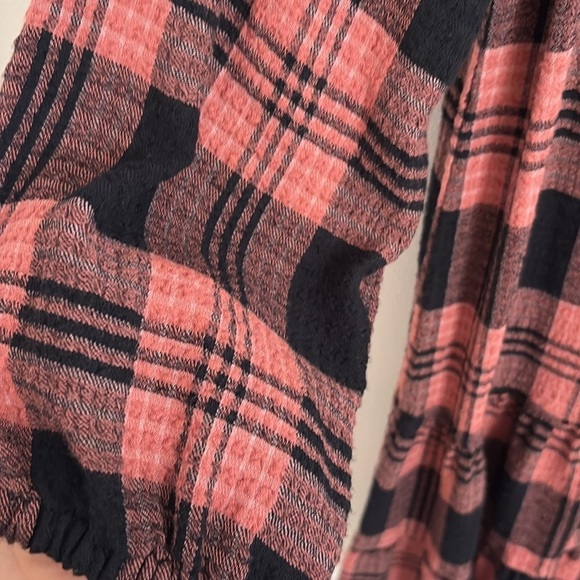 Anthropologie Cloth & Stone Daia Plaid Mini Dress - Picture 4 of 6